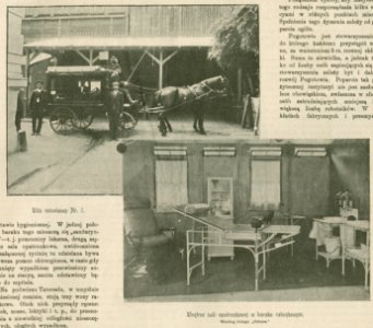 Pogotowie Ratunkowe w Warszawie Wóz ratunkowy Nr 1 Wnętrze sali opatrunkowej ... Według fotogr. Oriona (79562)