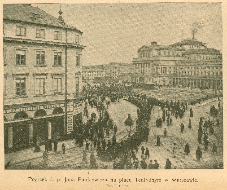 Pogrzeb ś. p. Jana Pankiewicza na placu Teatralnym w Warszawie (68577)