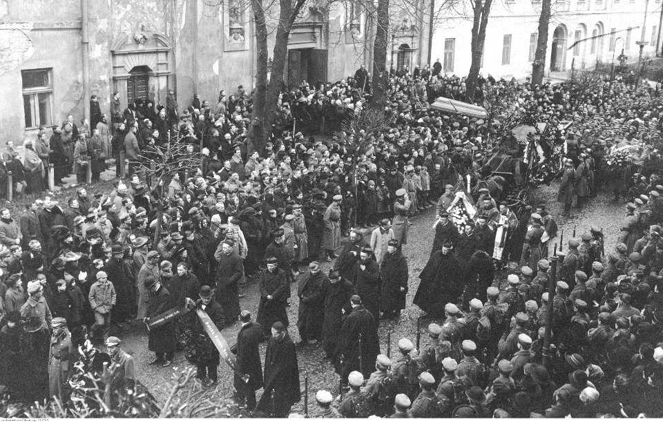 Pogrzeb majora Albina Fleszara w Słonimiu (22-158-5)