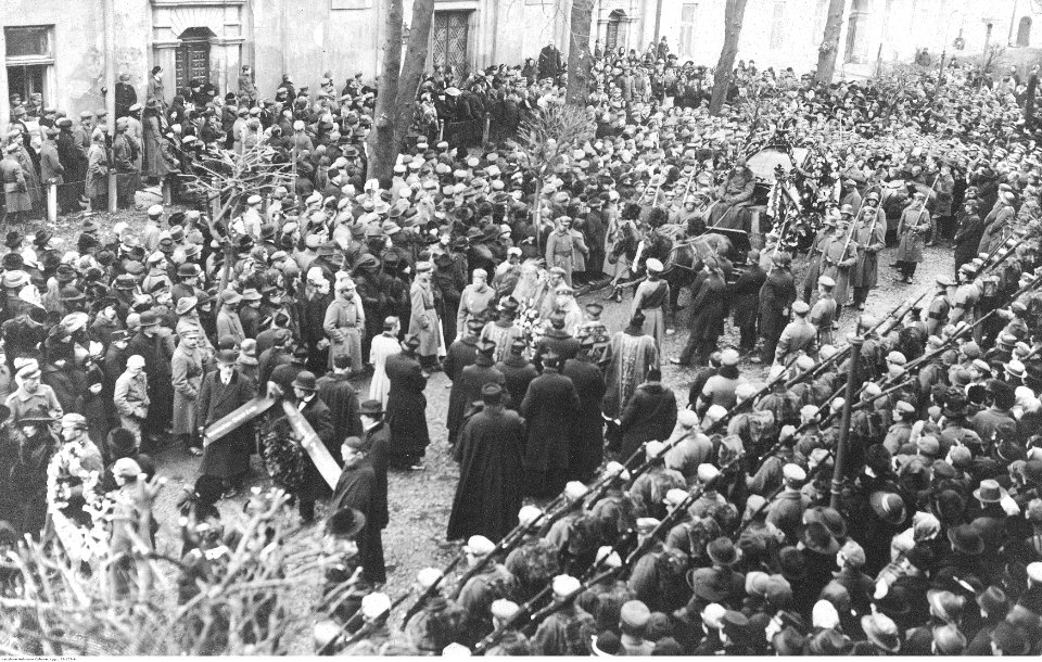 Pogrzeb majora Albina Fleszara w Słonimiu (22-158-6)