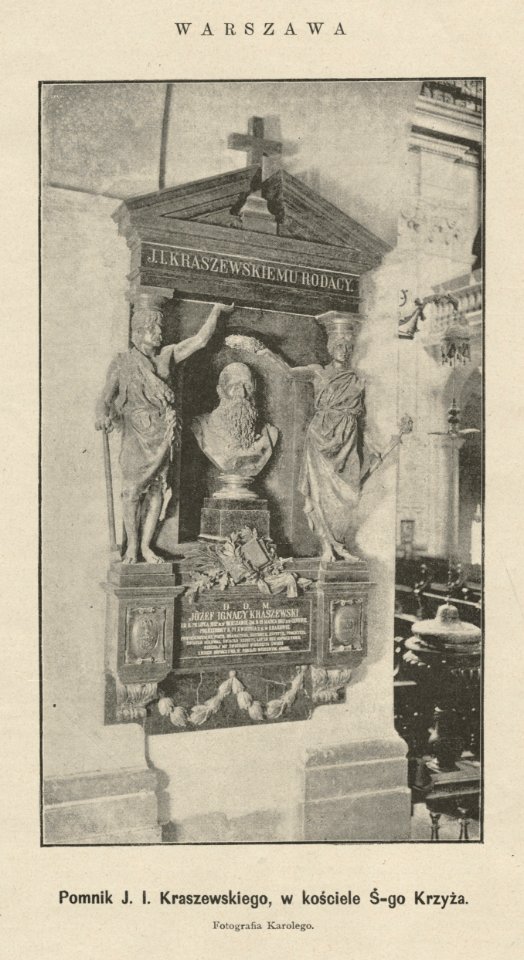 Pomnik J. I. Kraszewskiego w kościele Św. Krzyża (52978)