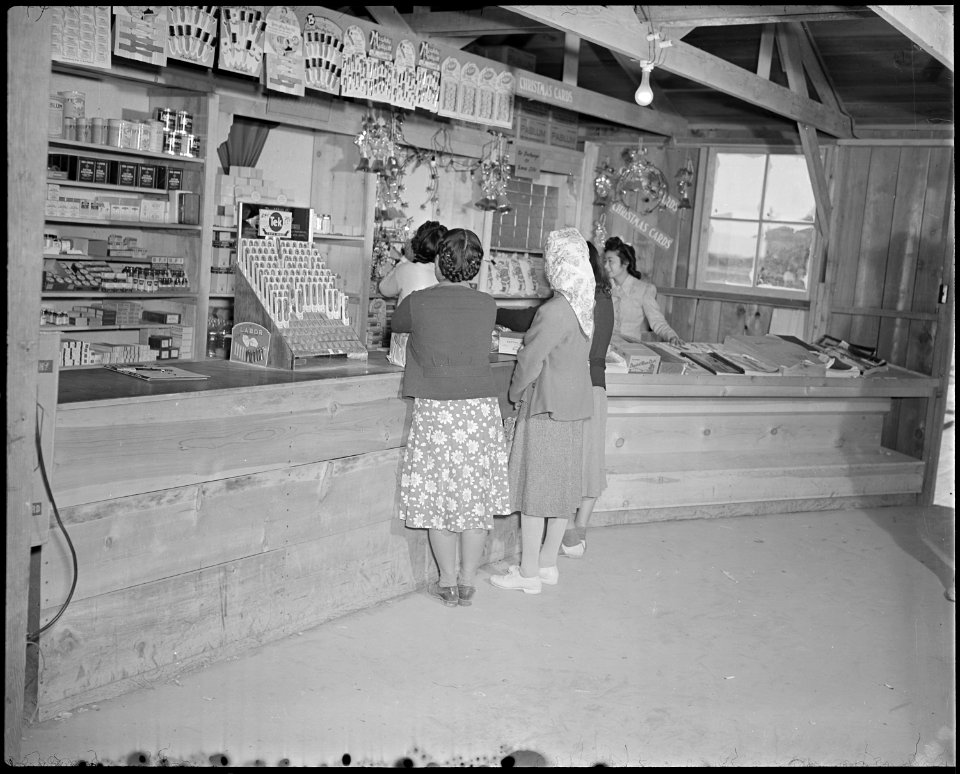 Poston, Arizona. Dry Goods canteen, Camp Number 1 - NARA - 536655