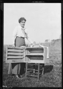 Portrait of Ella Agnew, the first Home Extension Agent. - NARA - 513392 photo