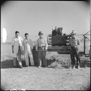 Poston, Arizona. Mosquito control spray unit which has been developed by Doctor George S. Kido. Th . . . - NARA - 537110