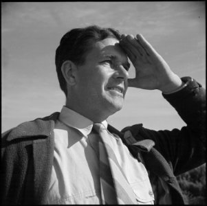 Poston, Arizona. Norris James, Reports Officer - NARA - 536634