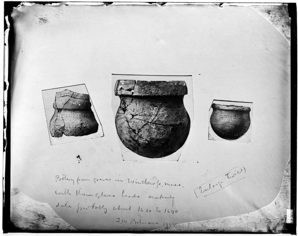 Pottery from graves in Winthrop, Mass., dating from 1620 to 1640. - NARA - 523716