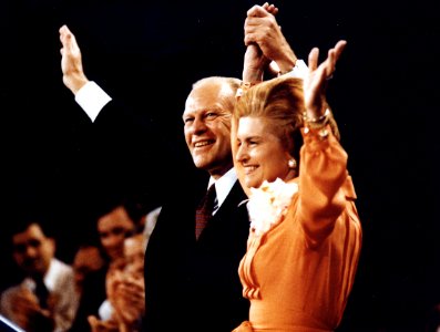 President and Mrs. Ford at the RNC - NARA - 7027909 (cropped) photo