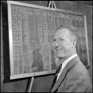 Poston, Arizona. Mr. Duncan Mills, Project Director. Although there are no residents left in Camps . . . - NARA - 539881 photo