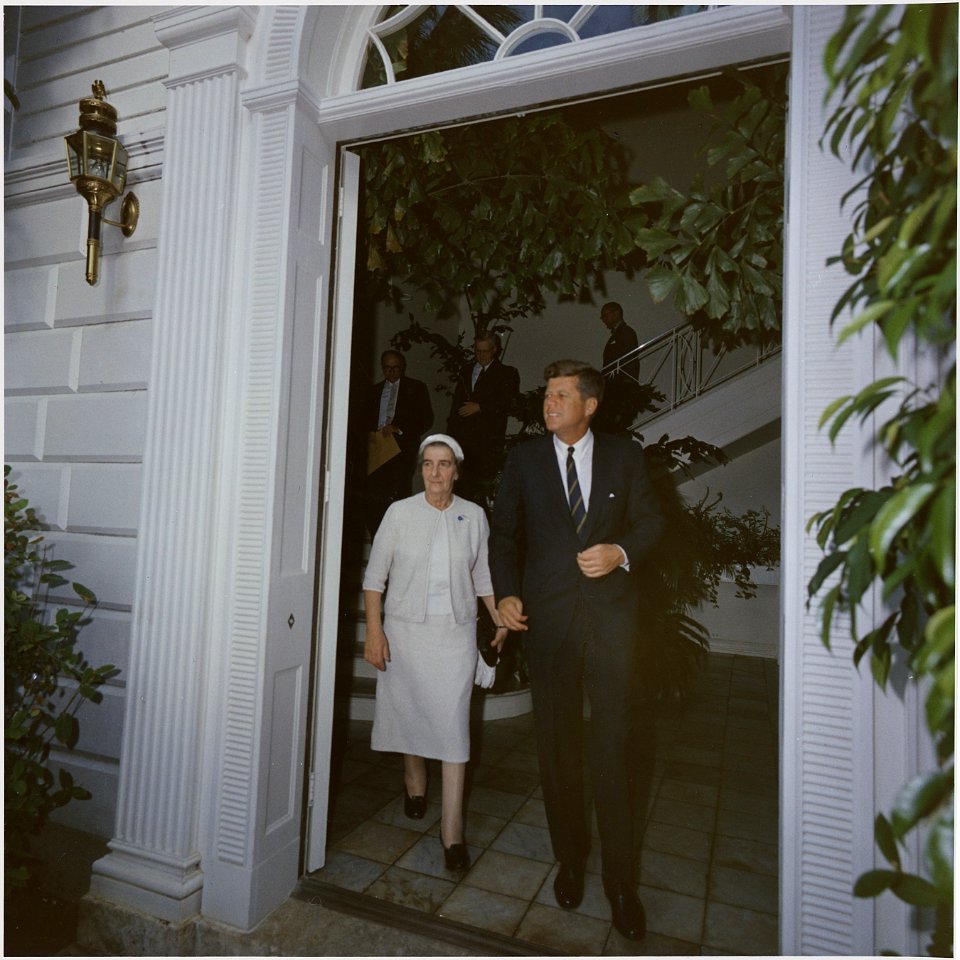 President Meets with Foreign Minister of Israel Golda Meir - NARA - 194253