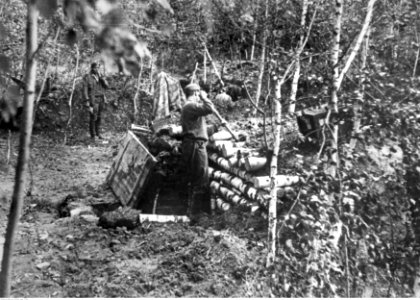 Pozycje wojsk niemieckich pod Wiaźmą (2-951)