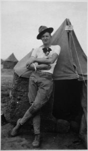 Private Browne, Company M, 16th Infantry, Camp El Valle, Mexico, September 29th, 1916., 1922 - 1922 - NARA - 533147