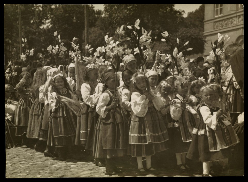 Procesja Bozego Ciala w Lowiczu przed 1932 (70935380)