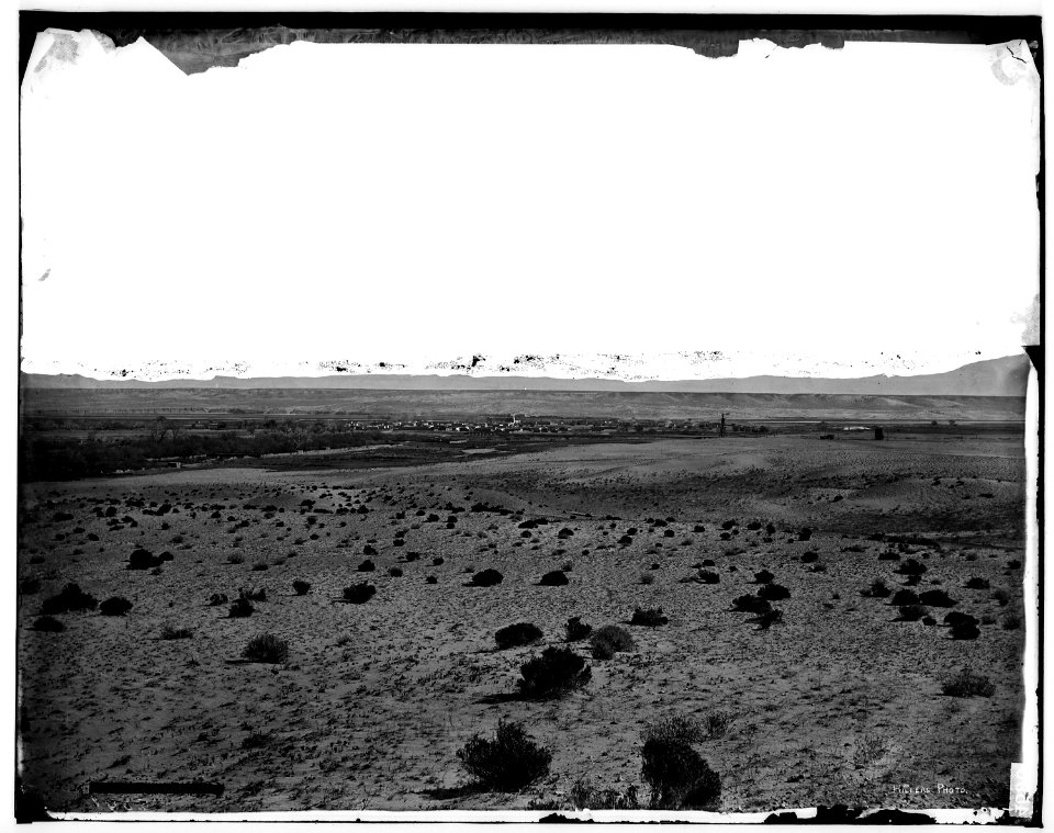 Pueblos in distance - NARA - 523747