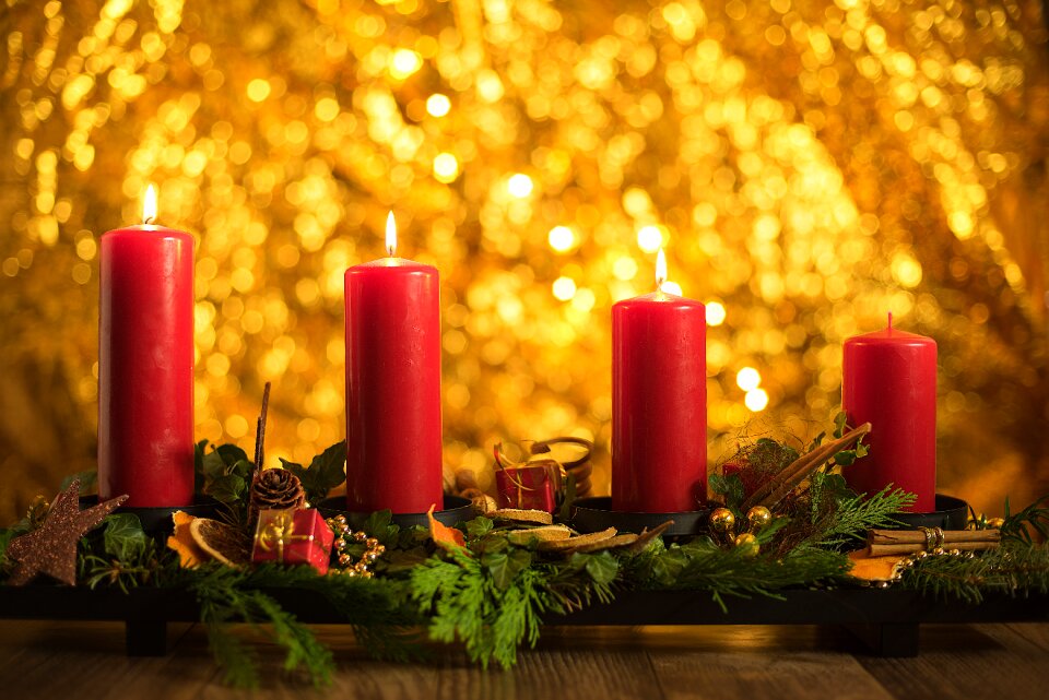 Candles candlelight shining