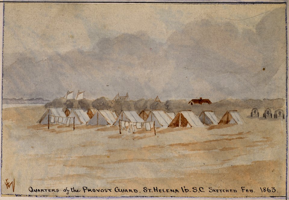 Quarters of the Provost Guard, St. Helena, S. Carolina