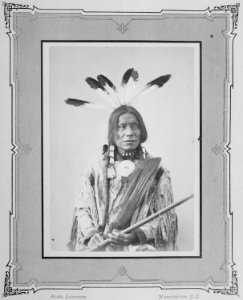 Red Lodge-Tepe-Sha. Cut Head, Sioux, 1872 - NARA - 519034 photo