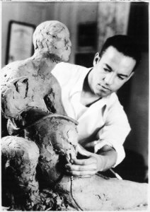 Richmond Barth, sculpturing - NARA - 559178