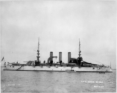 Rhode Island (BB17). Starboard side, 05-02-1907 - NARA - 512930