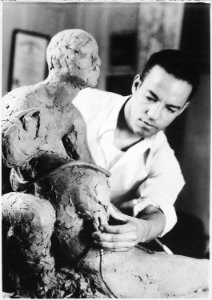 Richmond Barth, sculpturing - NARA - 559178