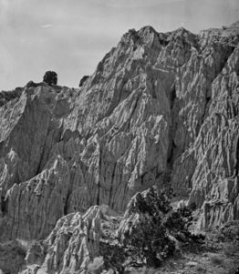 RAIN SCULPTURE OR SPIRES, SALT CREEK CANYON, UTAH - NARA - 524143 (cropped) photo