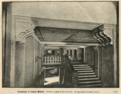 Przedsionek w Teatrze Wielkim (widok z wejścia do lóż i krzeseł) (59463)