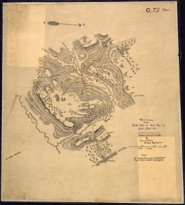 Reconnaissance of the Battle field at Bull Run, Va., fought July 21, 1861. Made on March 14, 1862, by Henry L. Abbot... - NARA - 305587