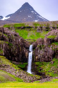 Mountain trek hike photo