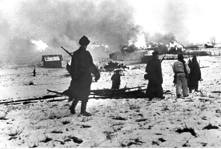 Płonąca wieś na froncie wschodnim (2-1965)