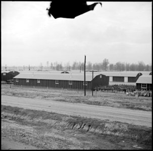 Rohwer Relocation Center, McGehee, Arkansas. A view of the warehouse area at this relocation center. - NARA - 538913