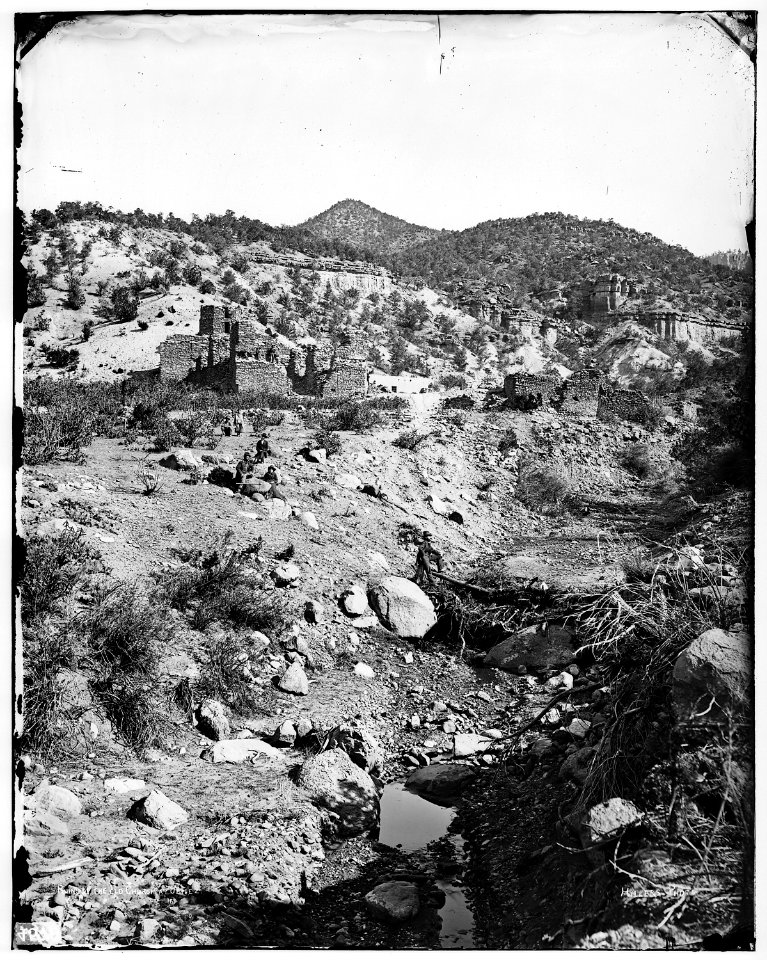 Ruins of the old church at Jemez - NARA - 523741