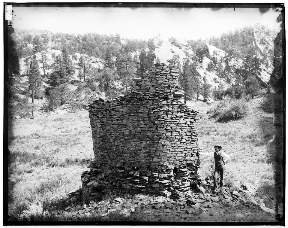 Ruins near Ft. Wingate, New Mexico - NARA - 523810