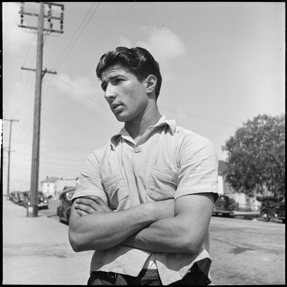 Roosevelt High School, Oakland, California. High School Youth. High school graduate who is unemployed and spends his... - NARA - 532223