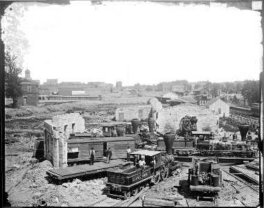 Ruins of Atlanta, Ga., 1864 - NARA - 528865