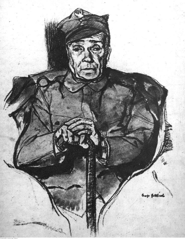 Rysunki Leopolda Gottlieba przedstawiające legionistów (22-392-9)