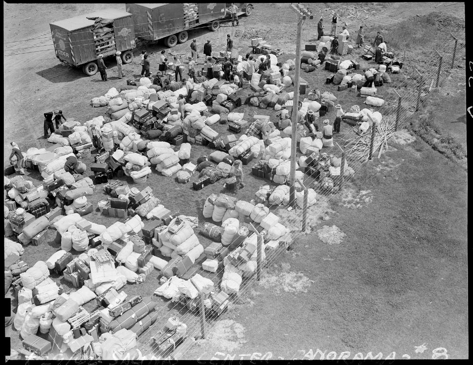 Salinas Assembly center. Persons of Japanese ancestry, evacuated from coastal areas were held first . . . - NARA - 537446