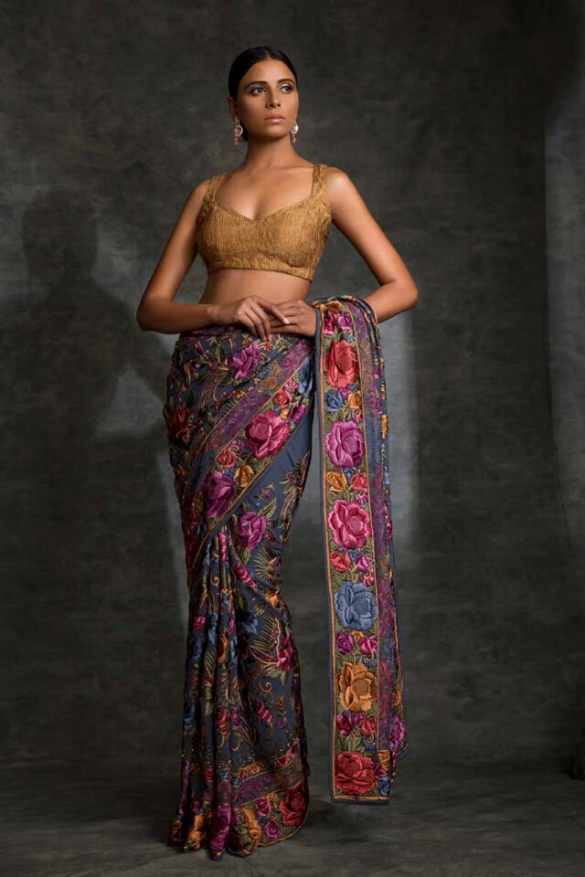 Parsi gara sarees lehngas