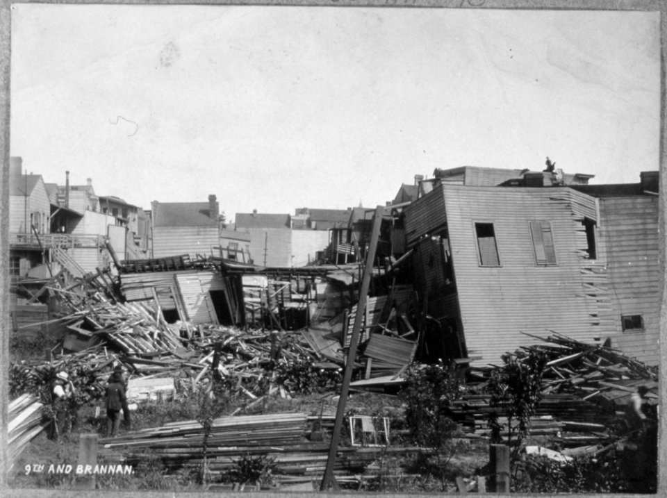 San Francisco Earthquake of 1906, Ninth and Brannan (streets) - NARA - 513307