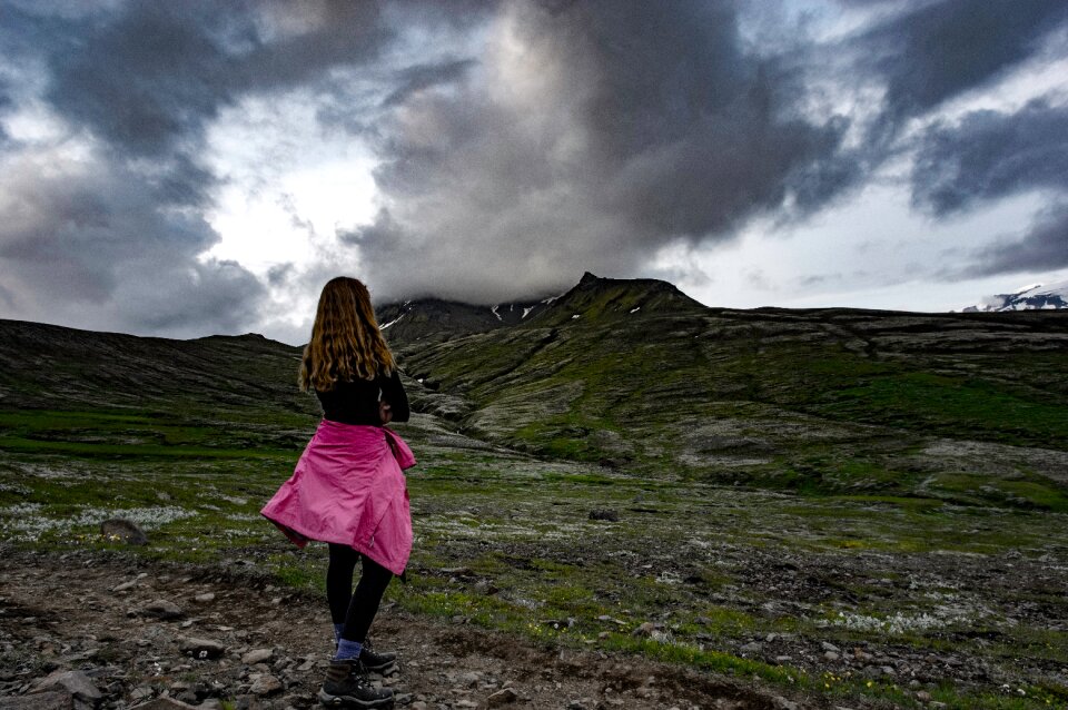 Adventure alone clouds photo