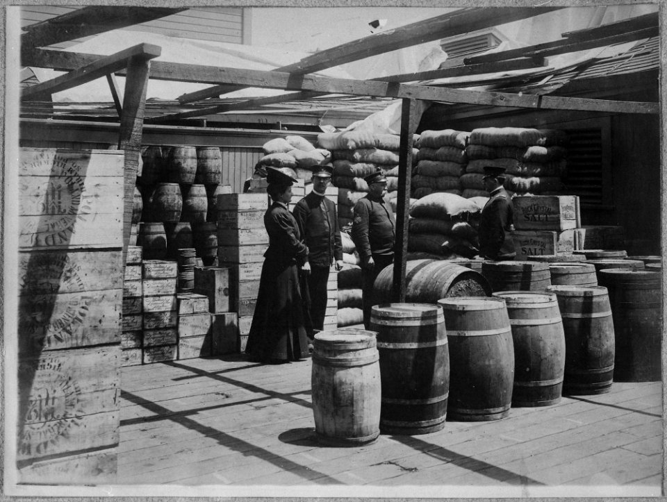 San Francisco Earthquake of 1906, Showing arrangement of stores at Moulder Warehouse - NARA - 522937