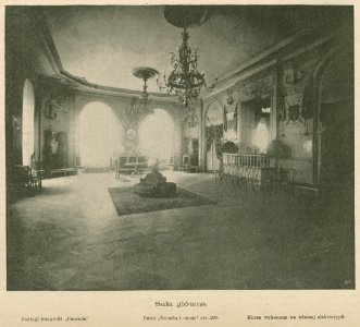 Salony Towarzystwa Wioślarskiego przy ul. Królewskiej Sala główna Podług fotografii Conrada (81362)