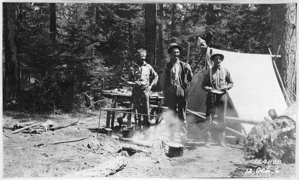 Sheep Camp, Kaser Allotment, Potted Creek, Ochoco Forest, 1916. - NARA - 299142