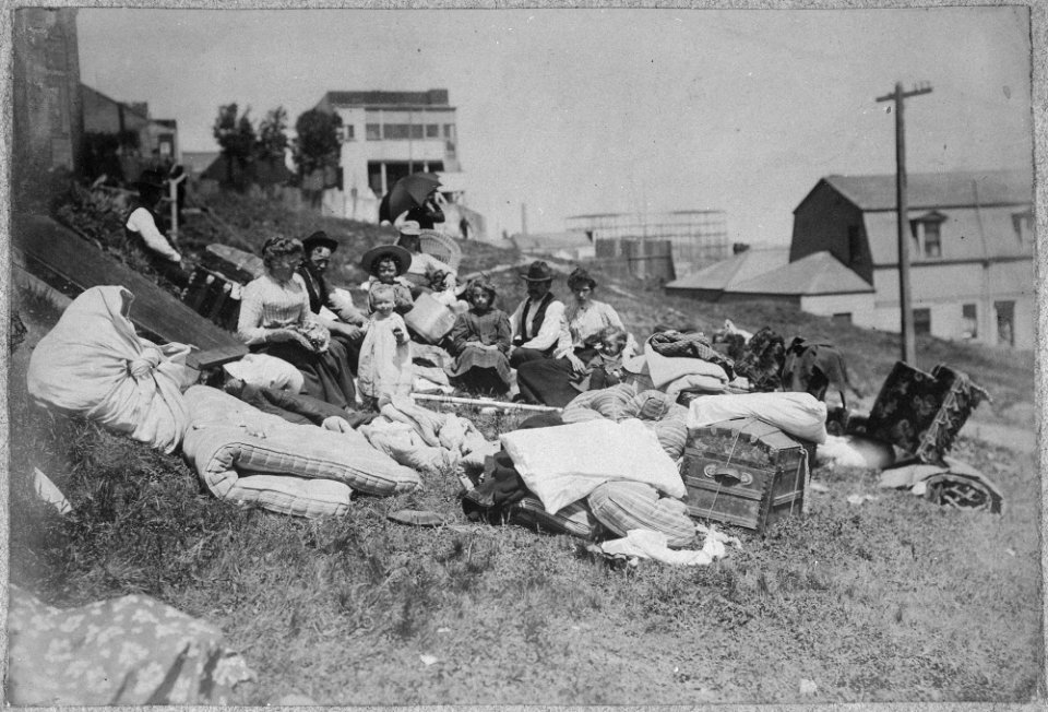 San Francisco Earthquake of 1906, Refugees - NARA - 522946
