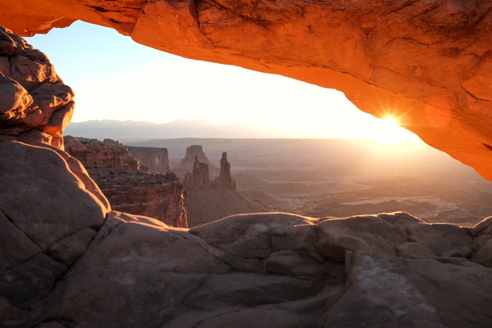 Cliff landscape view
