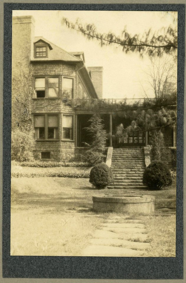Side view of the Deanery, 1959