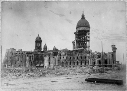 San Francisco Earthquake of 1906, City Hall - NARA - 522956
