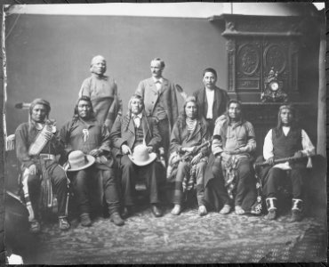 Shoshone delegation - NARA - 523727