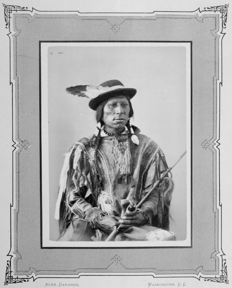 Skin Of The Heart-Shanta-Ya. Cut Head, Sioux, 1872 - NARA - 519032