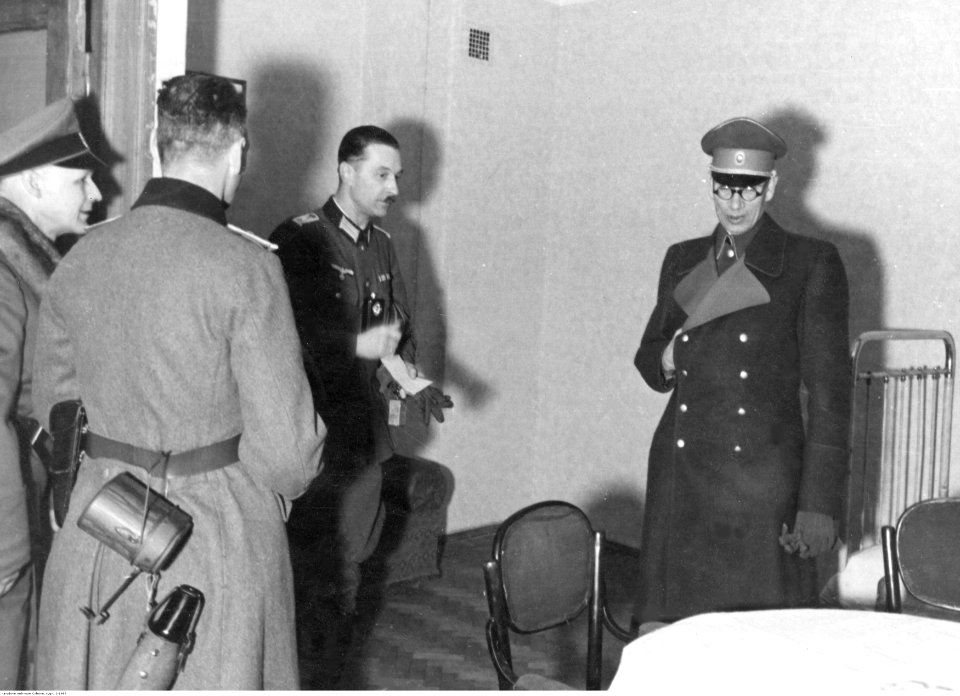 Smoleńsk. Generał Andriej Własow na spotkaniu z niemieckimi oficerami (2-1987)