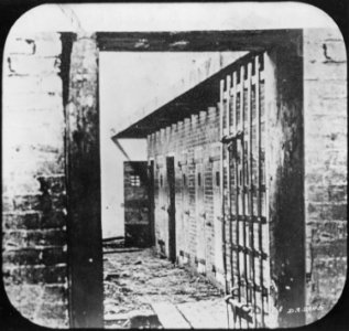 Slave Pen-Interior. Alexandria, Virginia, ca. 1921 - ca. 1921 - NARA - 530504