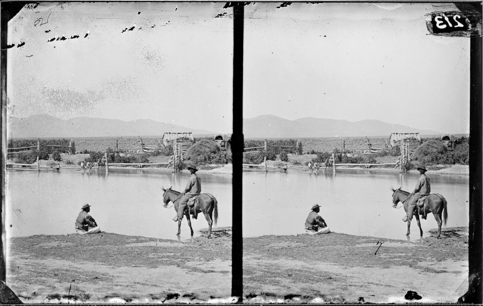 SMALL ARTIFICIAL LAKE FOR IRRIGATION AT MONA, LAKE MONA, UTAH - NARA - 523978